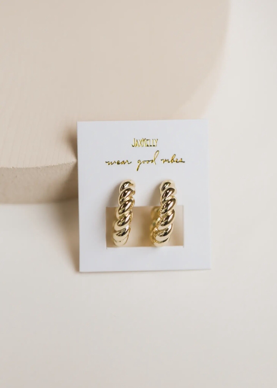 Golden Hoop - Twisted