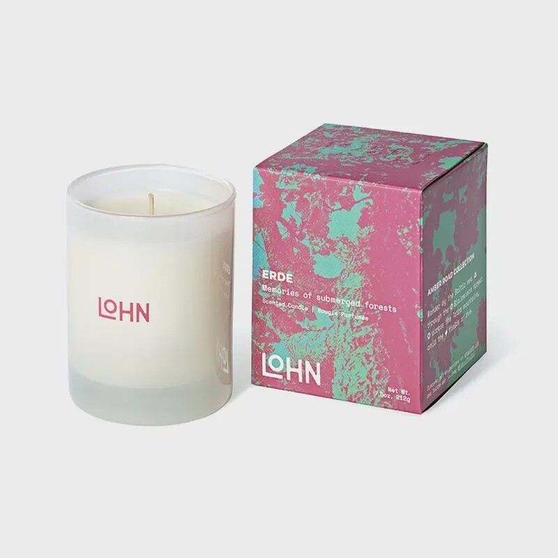LOHN Candle - ERDE Amber &amp; Vetiver