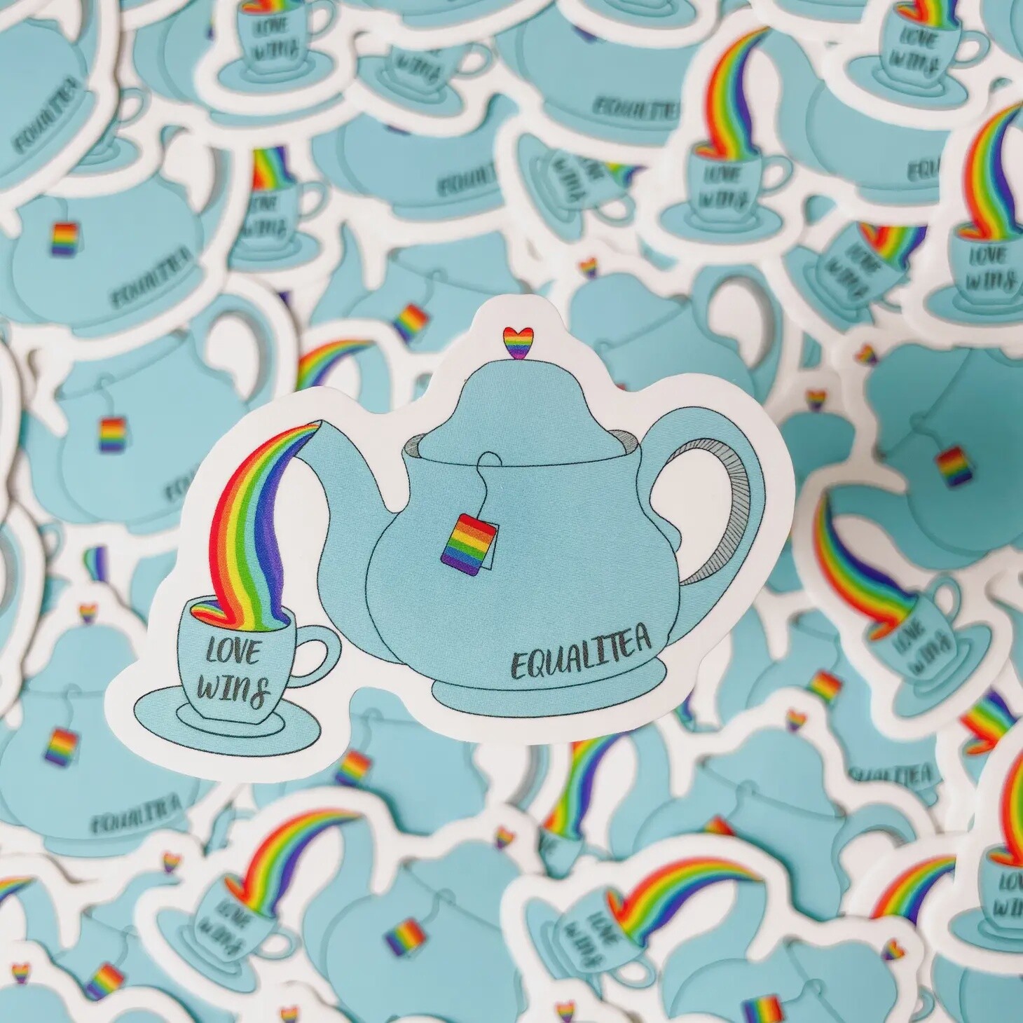 Equali-TEA LGBTQ+ Sticker