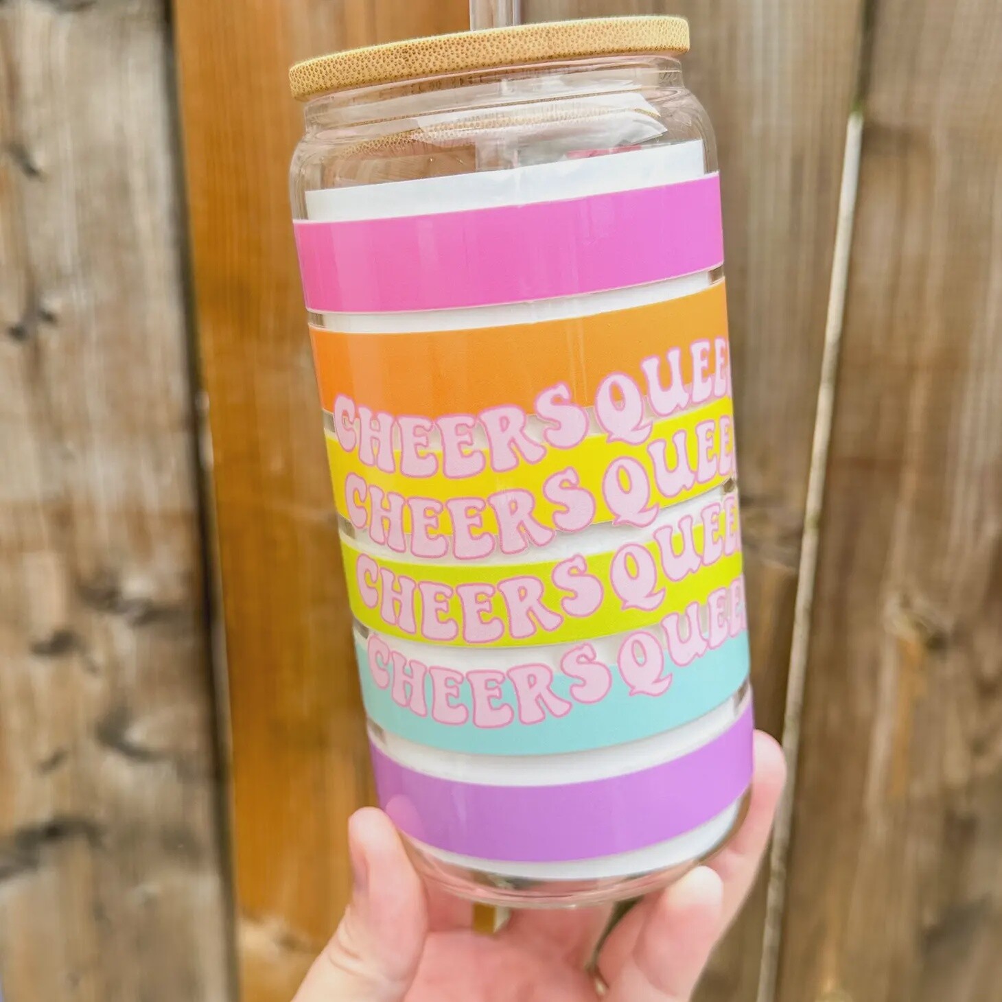 Cheers Queers Glass