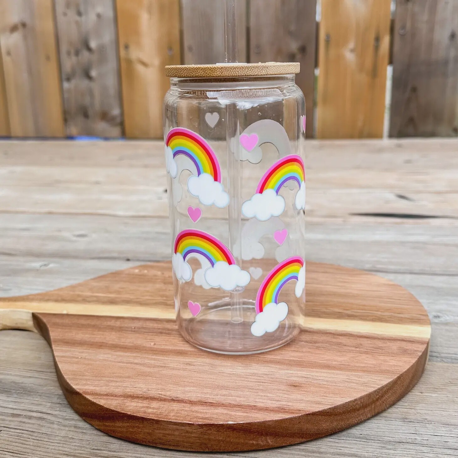 Rainbow Morning Glass