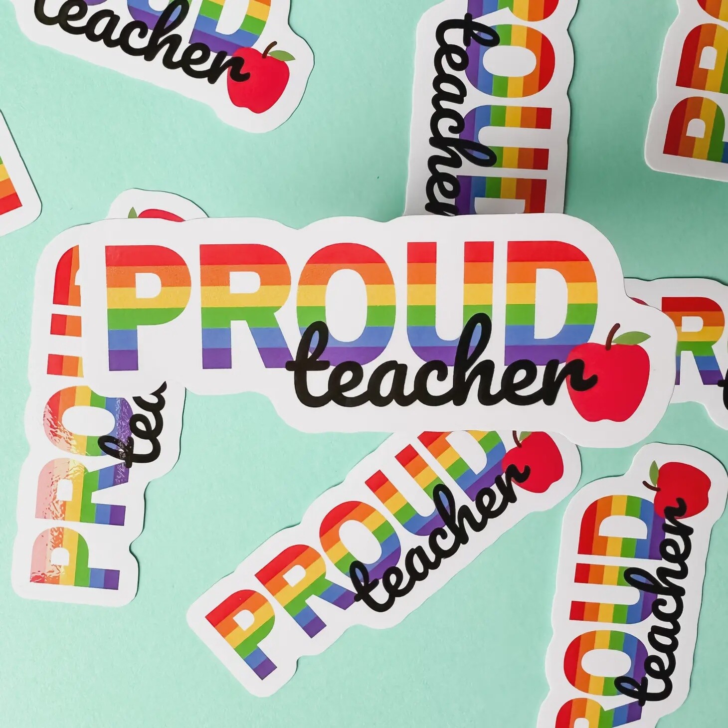 Proud Teacher Lgbtq+ Sticker