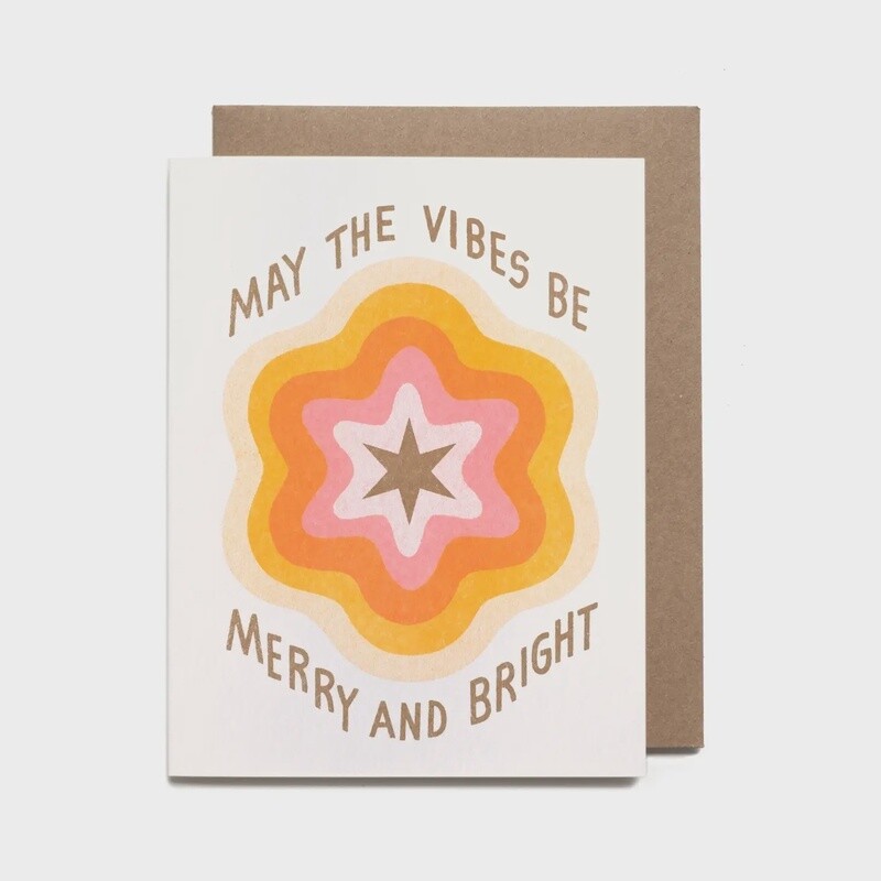 Merry and Bright Vibes Card