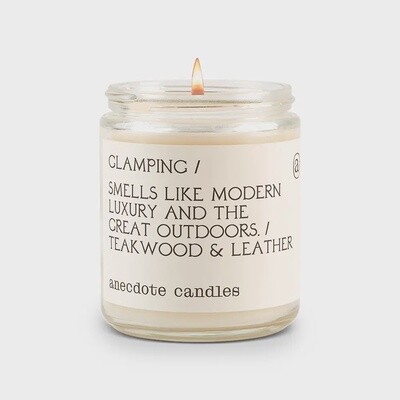 Glamping (Teakwood &amp; Leather) Candle