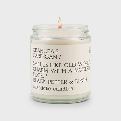 Grandpa’S Cardigan (Black Pepper &amp; Birch) Candle