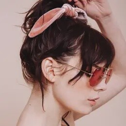 La Vie En Rose Scrunchie Tie