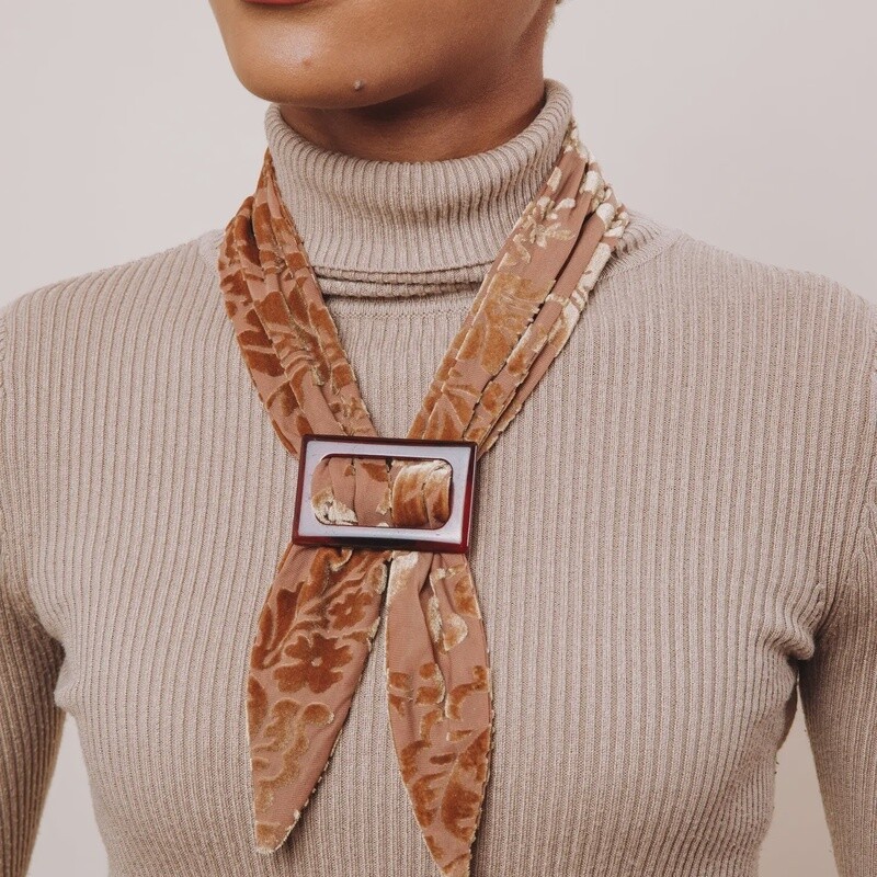 The Hendrix Gold Scarf Tie