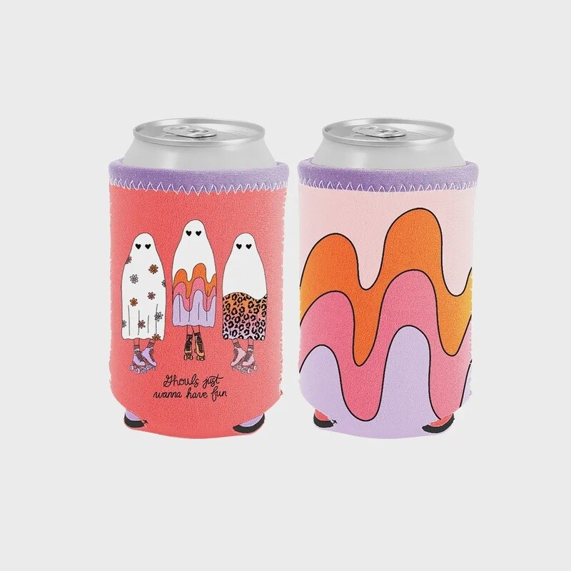 Halloween Reversible Can Cooler