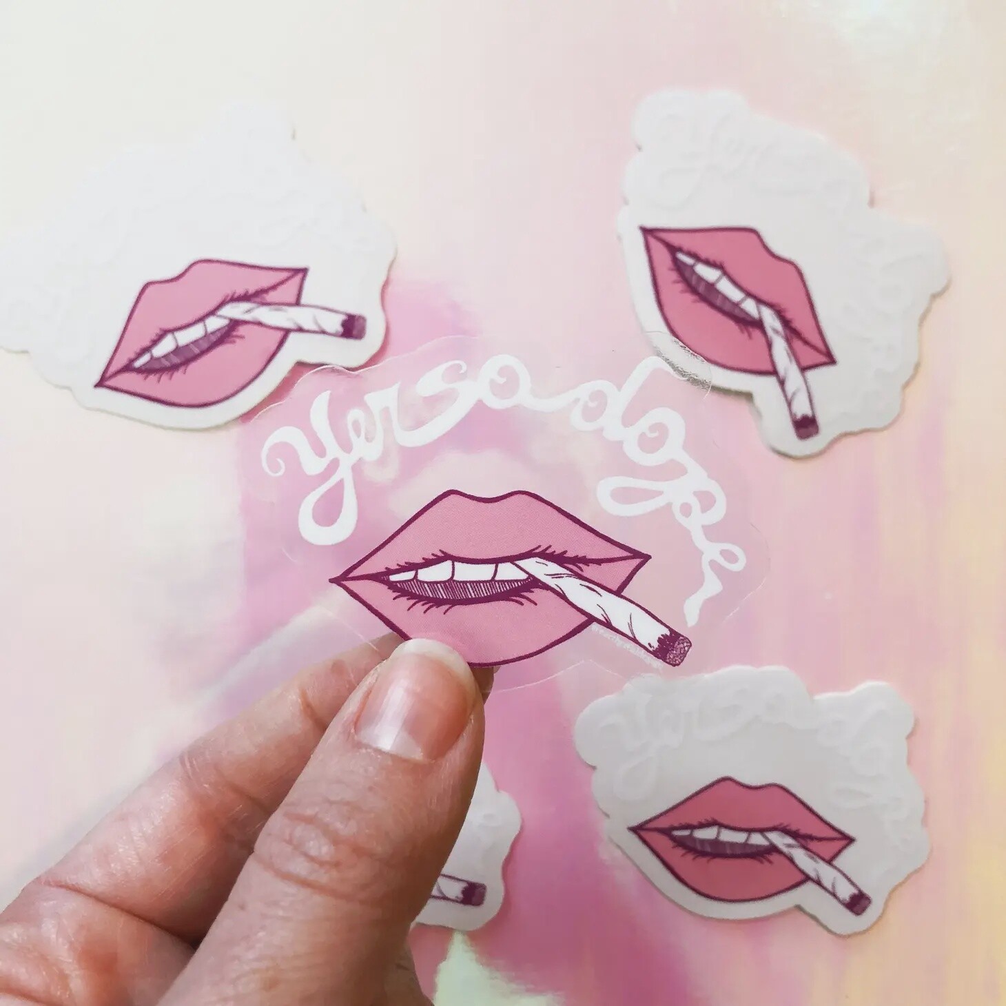 Yer So Dope Clear Sticker