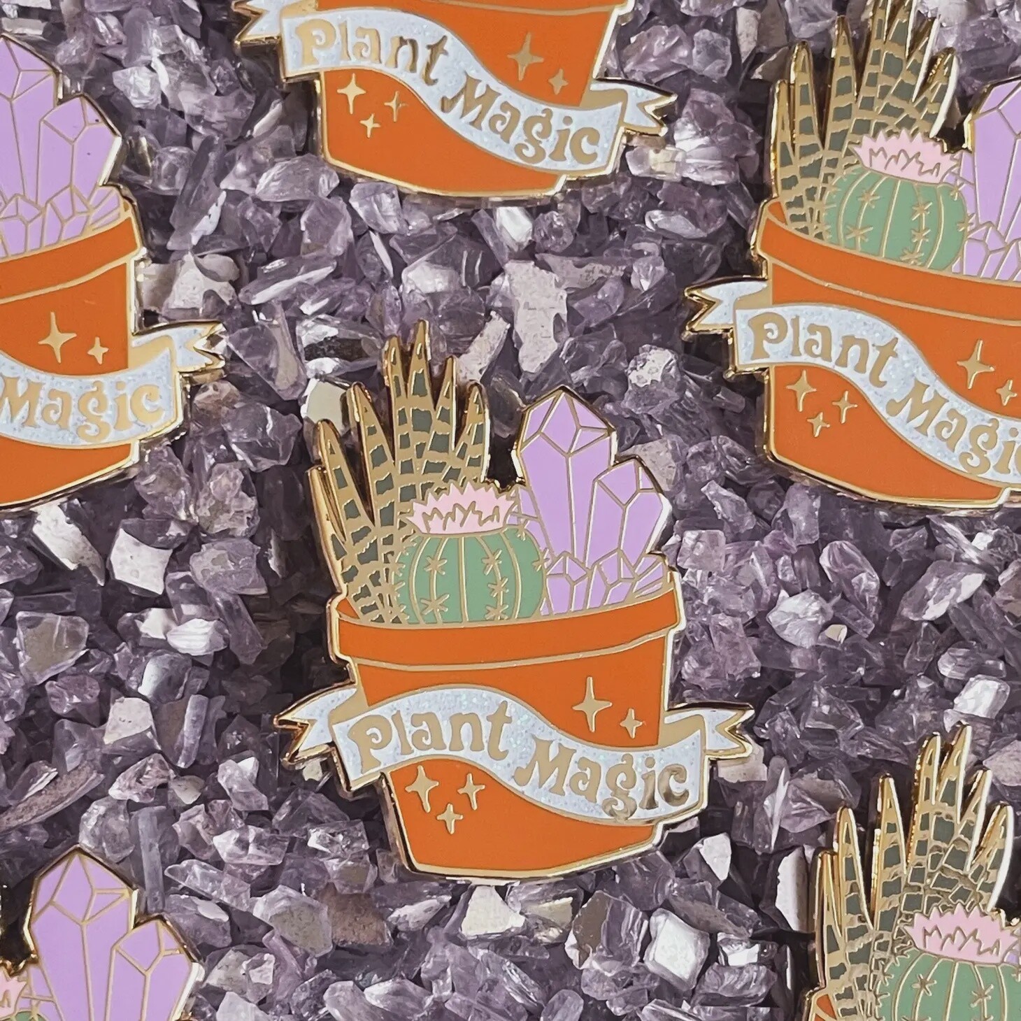 Plant Magic Enamel Pin