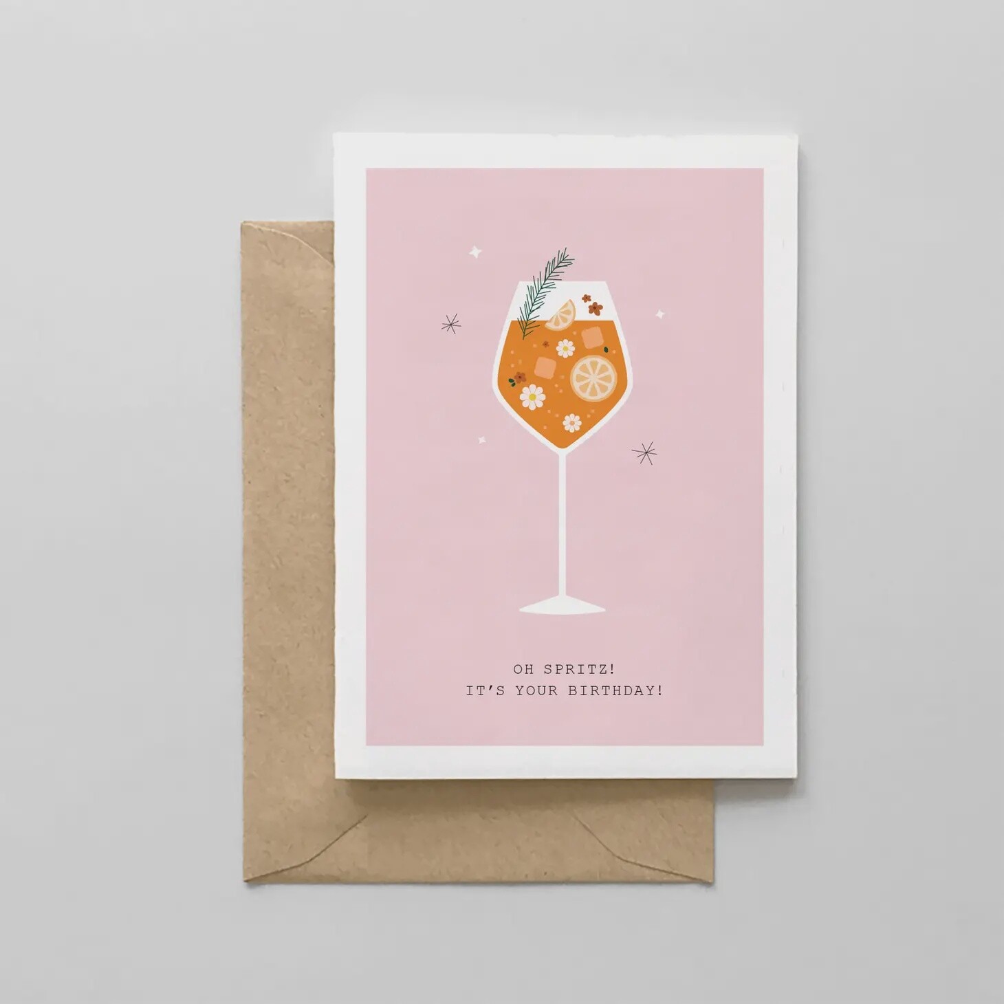 Oh Spritz! It&#39;s Your Birthday! Aperol Spritz Card