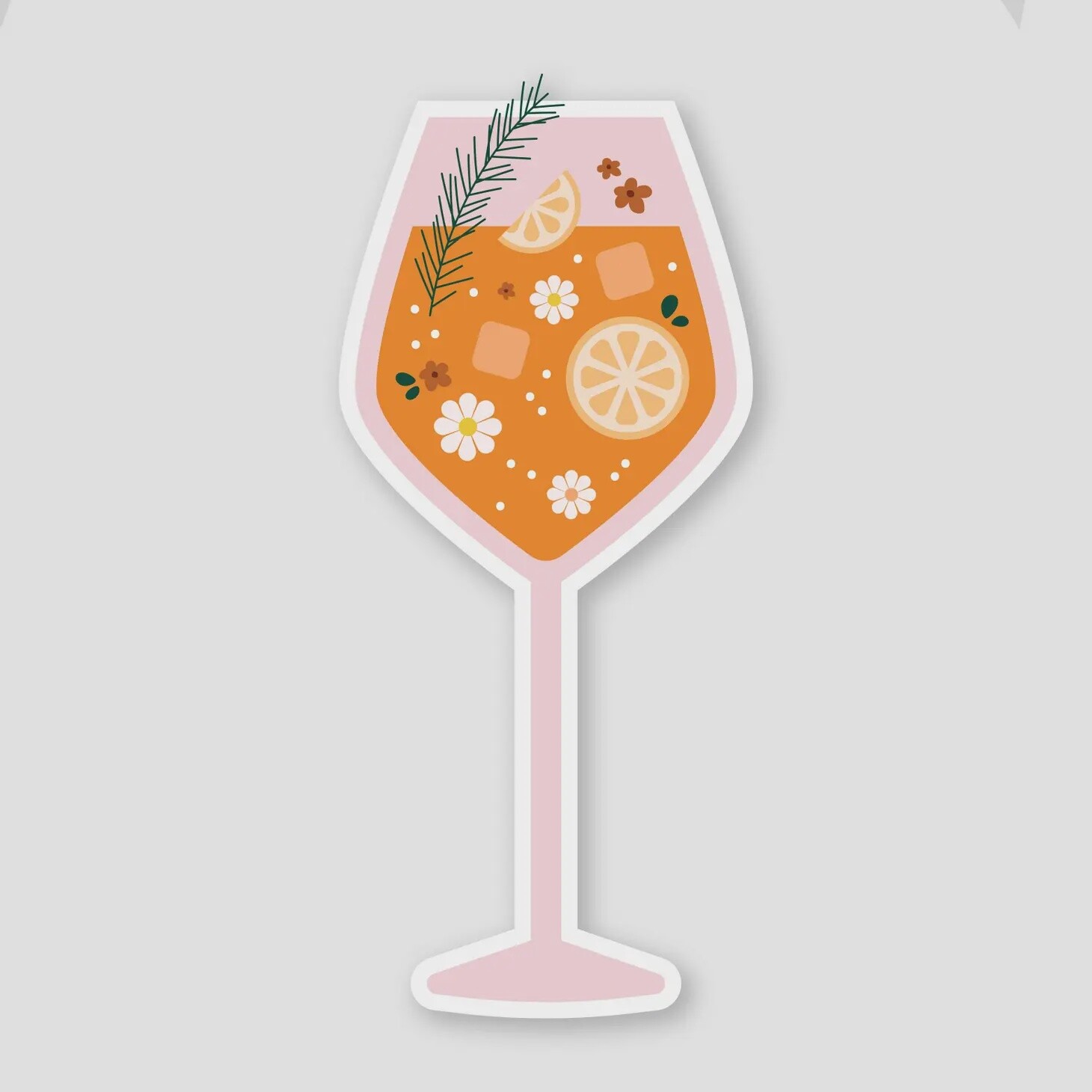 Aperol Spritz Vinyl Sticker