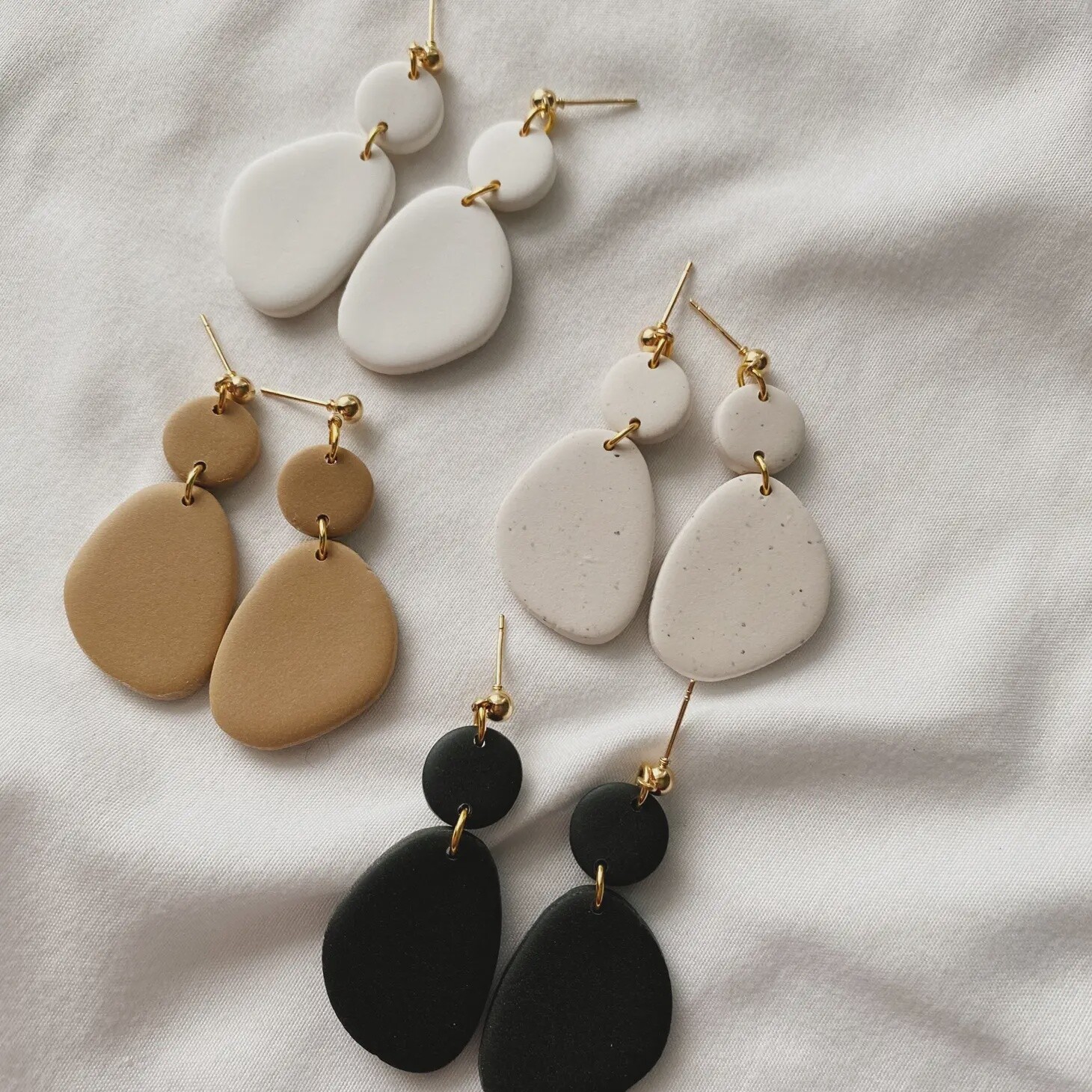 Selma | the Timeless Collection | Handmade Polymer Clay Earrings