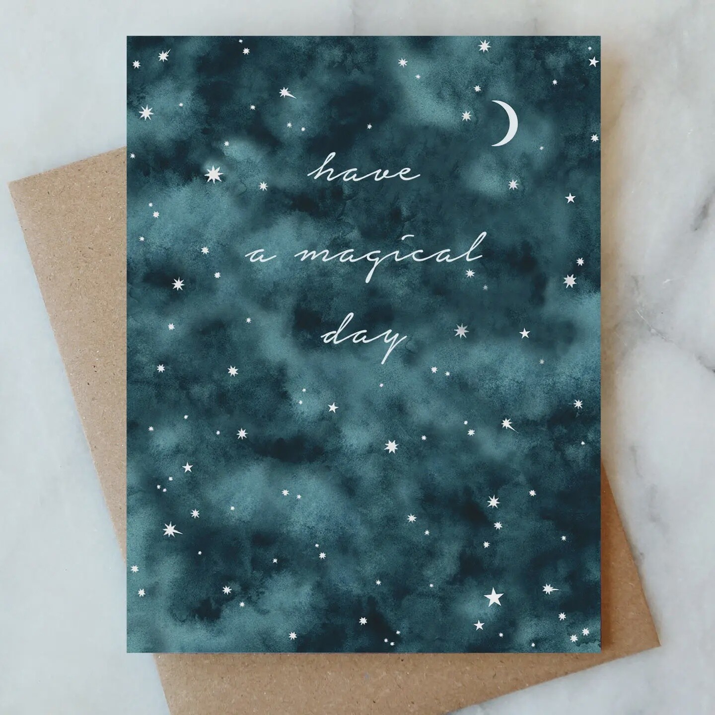 Night Sky Birthday Greeting Card