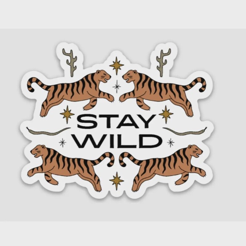 Stay Wild Sticker