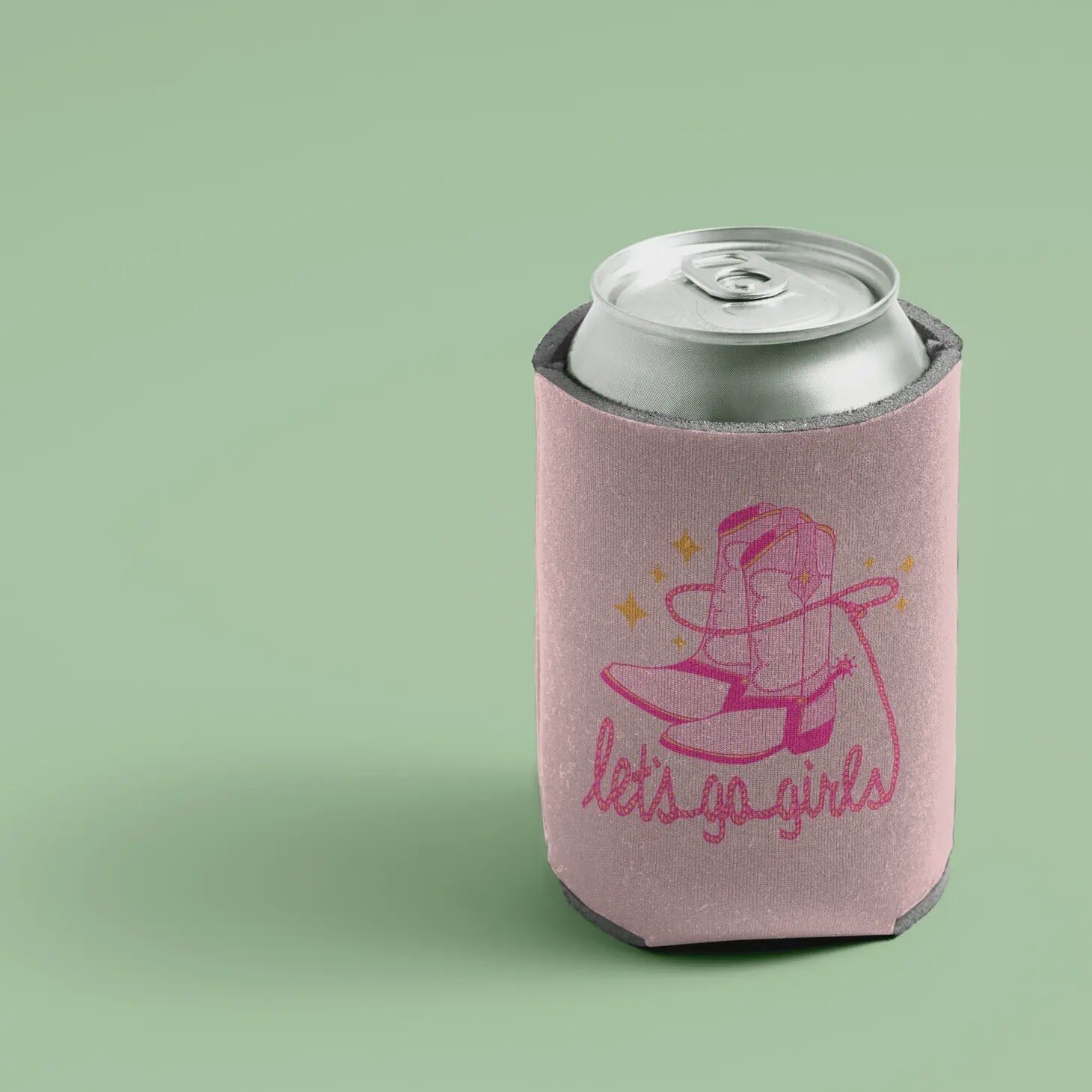 Let&#39;s Go Girls, Cowgirl Koozie