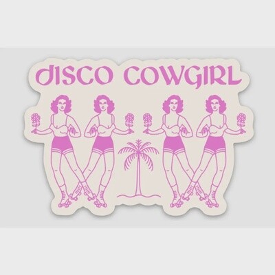 Disco Cowgirls Sticker
