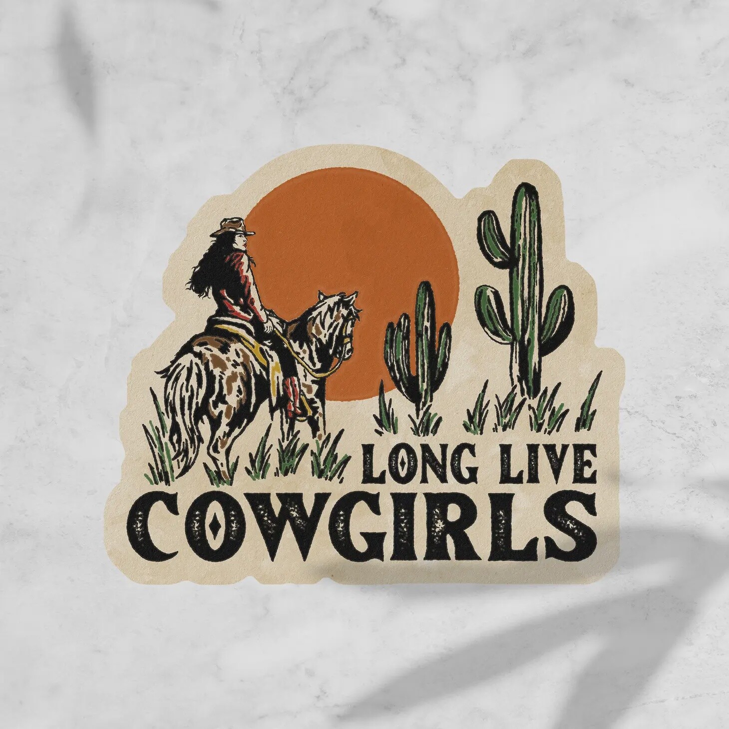 Long Live Cowgirls Sticker