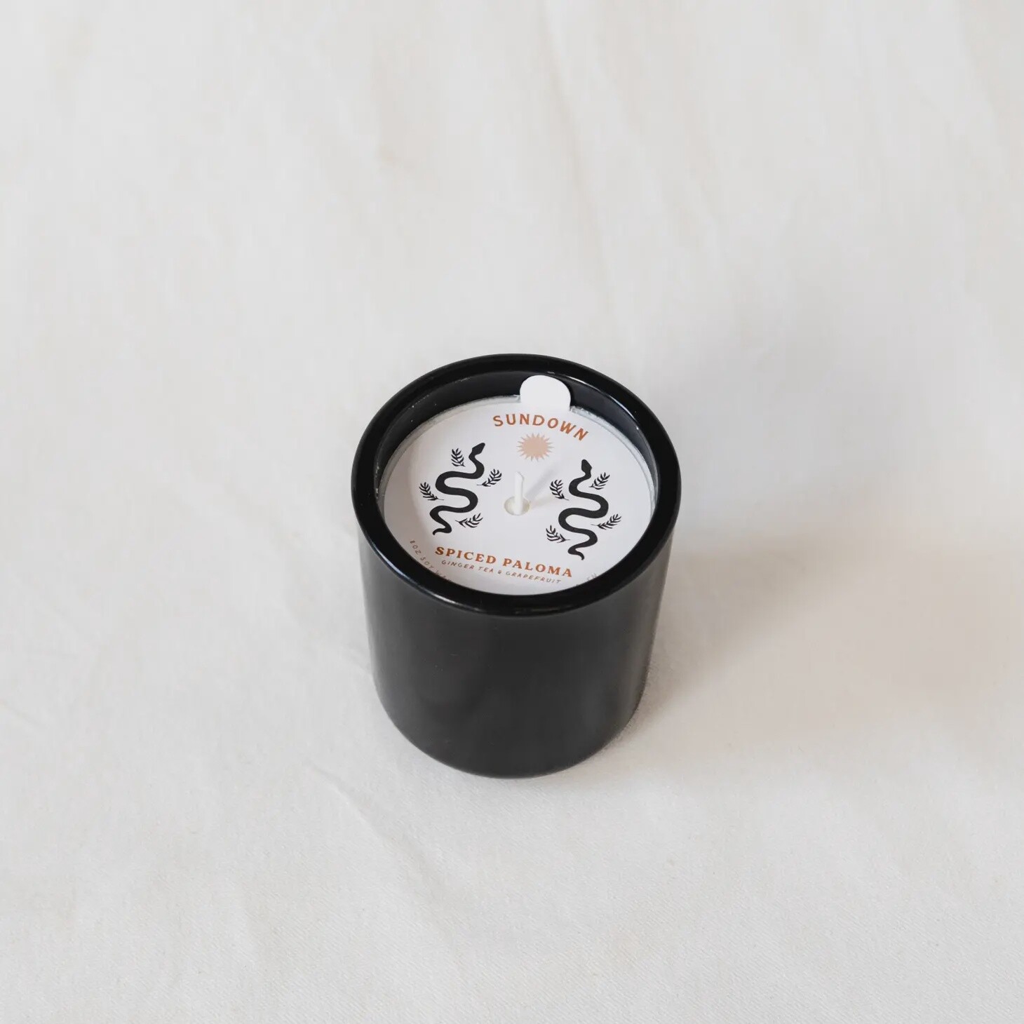 Spiced Paloma Black Jar 8oz Soy Candle