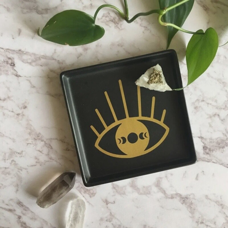 Moon Eye Square Catchall Dish