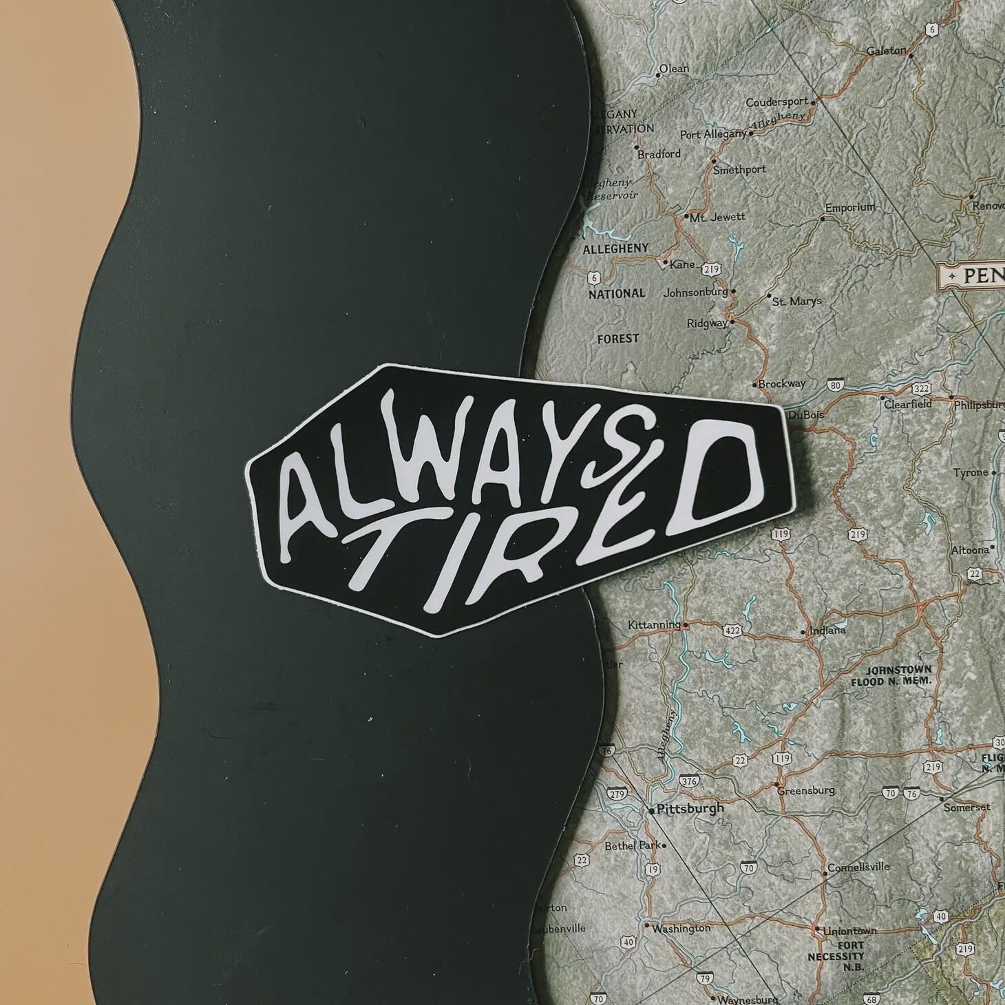 Always Tired Sticker