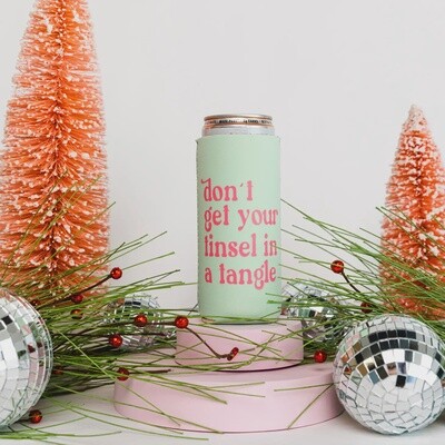 Christmas Can Cooler- Don&#39;t Get Your Tinsel In A Tangle