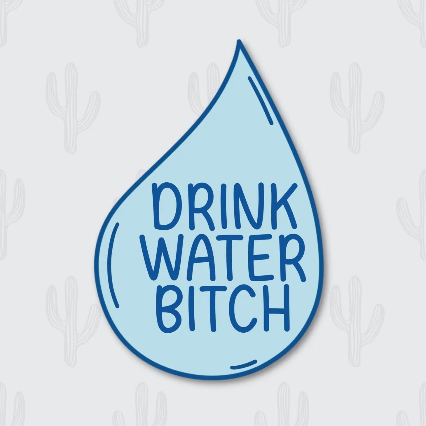 Drink Water Sticker