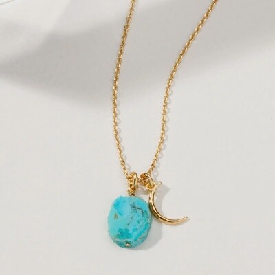 Celestial Being Necklace- Turquoise
