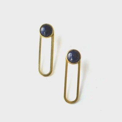 Ruth Jacket Earrings Earrings Lapis Lazuli