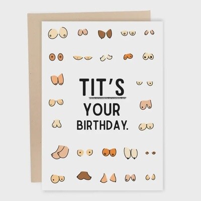 Tit's Your Birthday Card