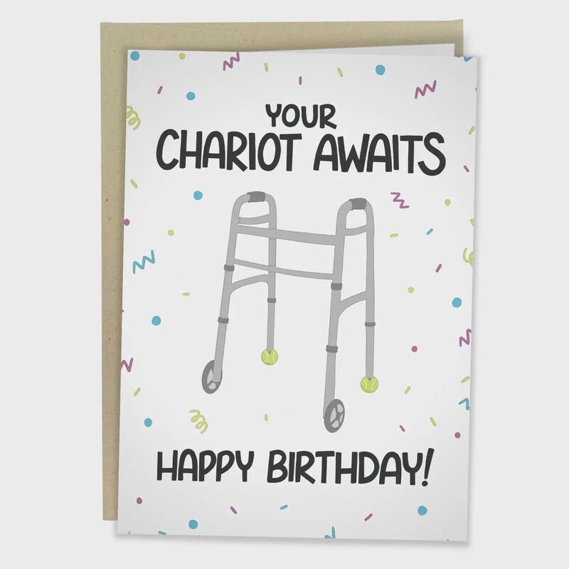 Your Chariot Awaits Card