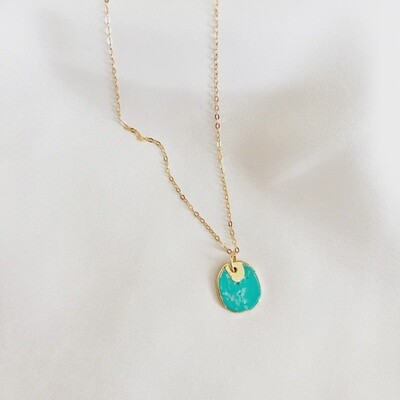 Free Spirit Turquoise Necklace Gold Filled