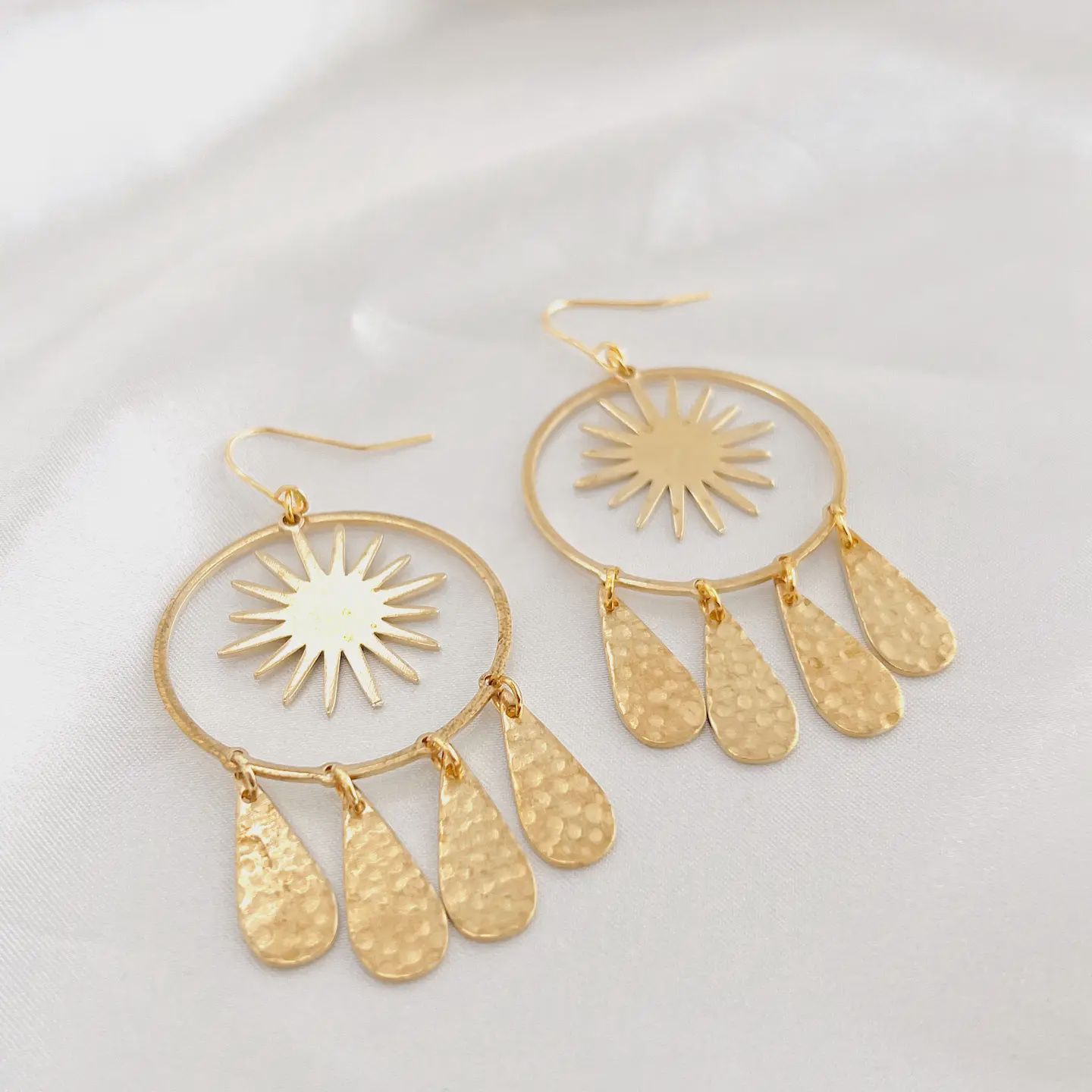 Sun / Star Dangle Earrings