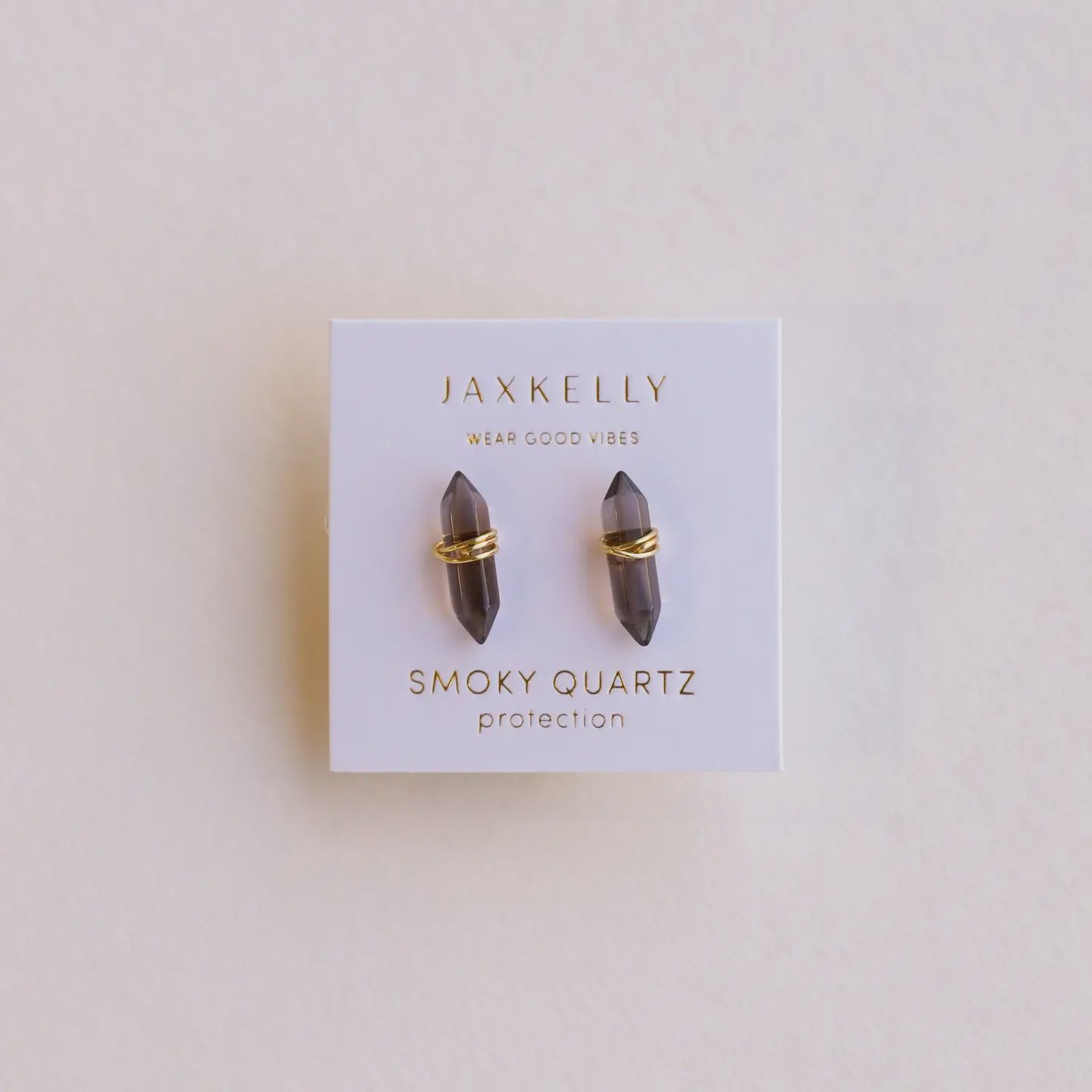 Mineral Point - Smoky Quartz - Earring