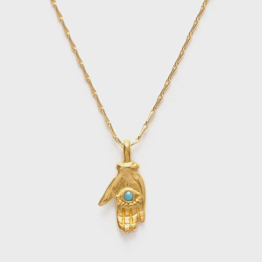 Tiny Mystic Hand Necklace