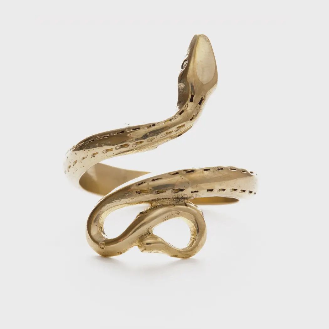 Golden Serpent Ring