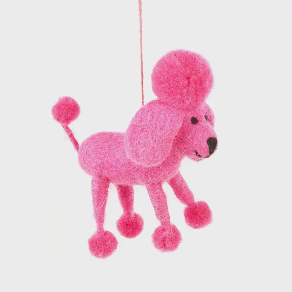 Perez the Poodle Ornament