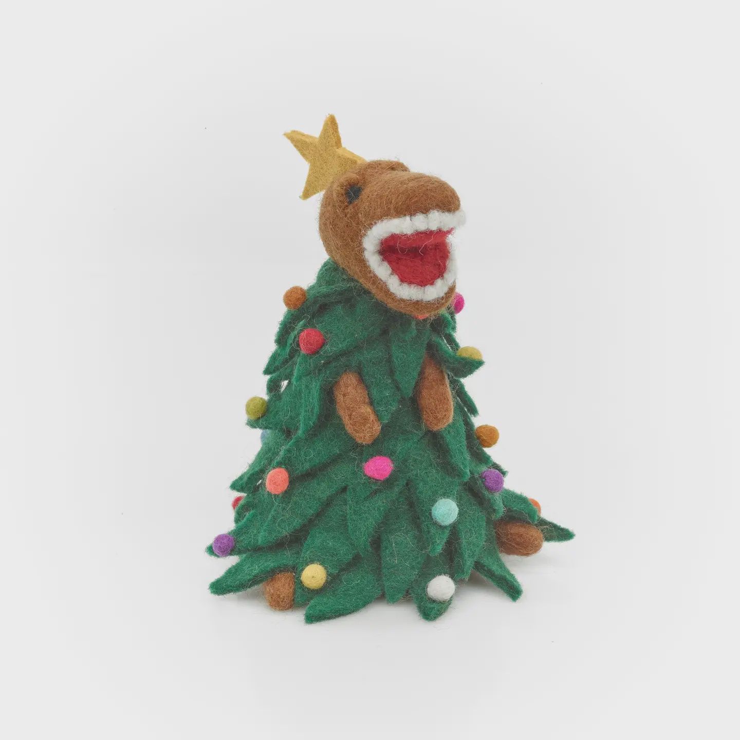 T Rex Christmas Ornament