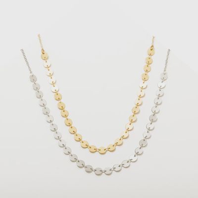 Candra Necklace in Circles