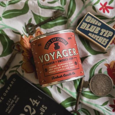 Voyager | Amber + Smoked Oud 8oz Soy Candle