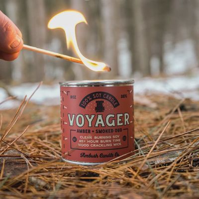 Voyager | Amber + Smoked Oud 8oz Soy Candle