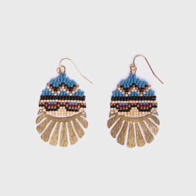 Beaded Handwoven Santa Fe Drops