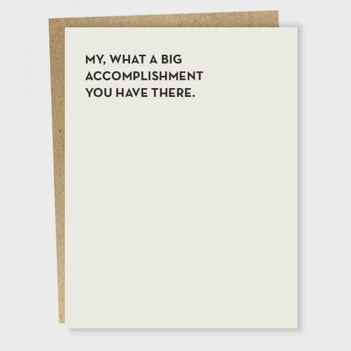 #933: Accomplishment Card
