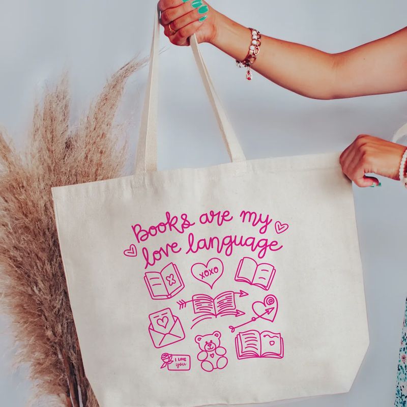 Books are my Love Language Tote