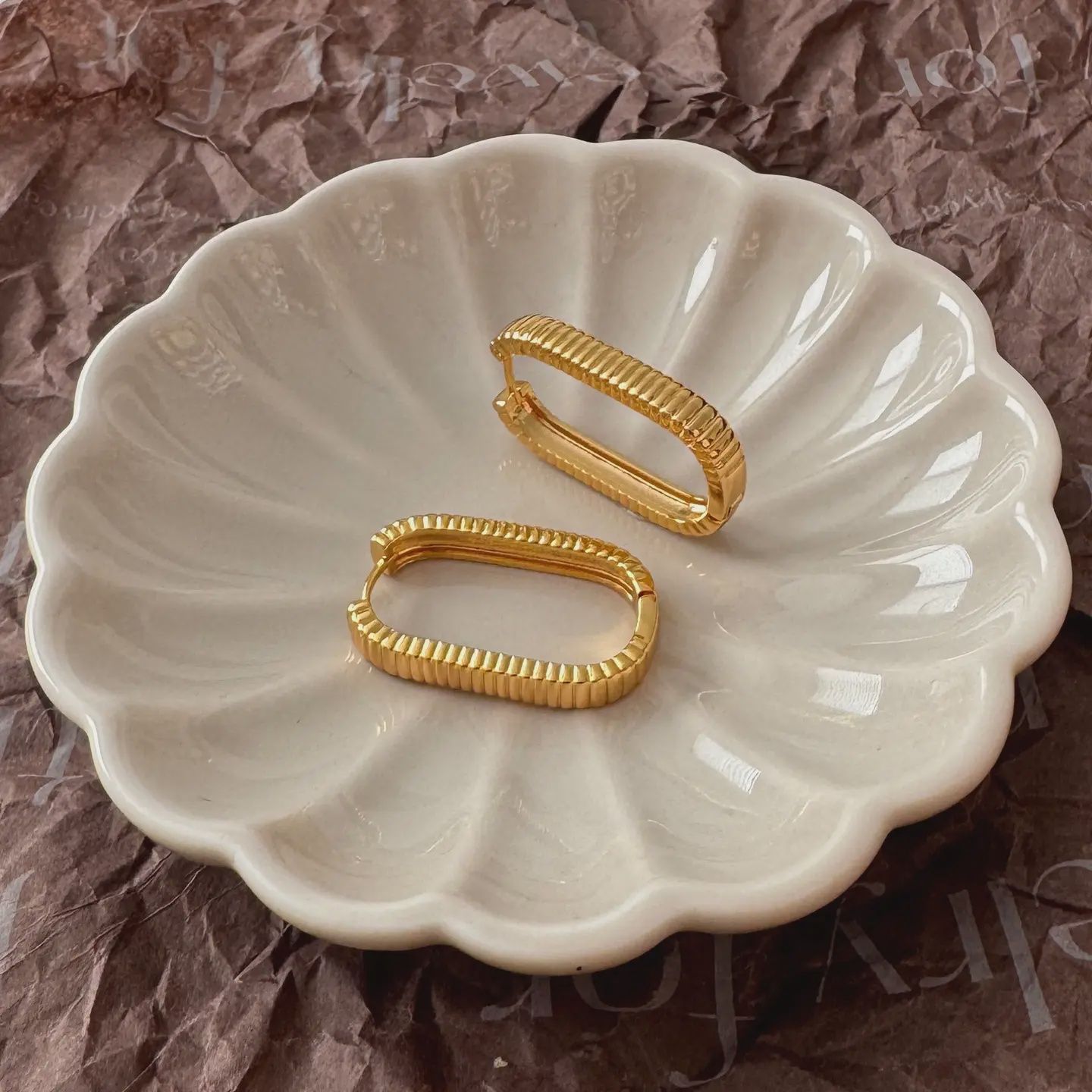 Large Ribbed 2.0 Earrings