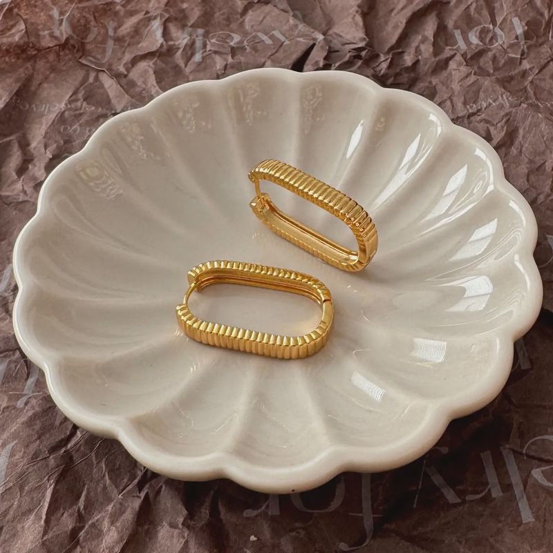 Large Ribbed 2.0 Earrings