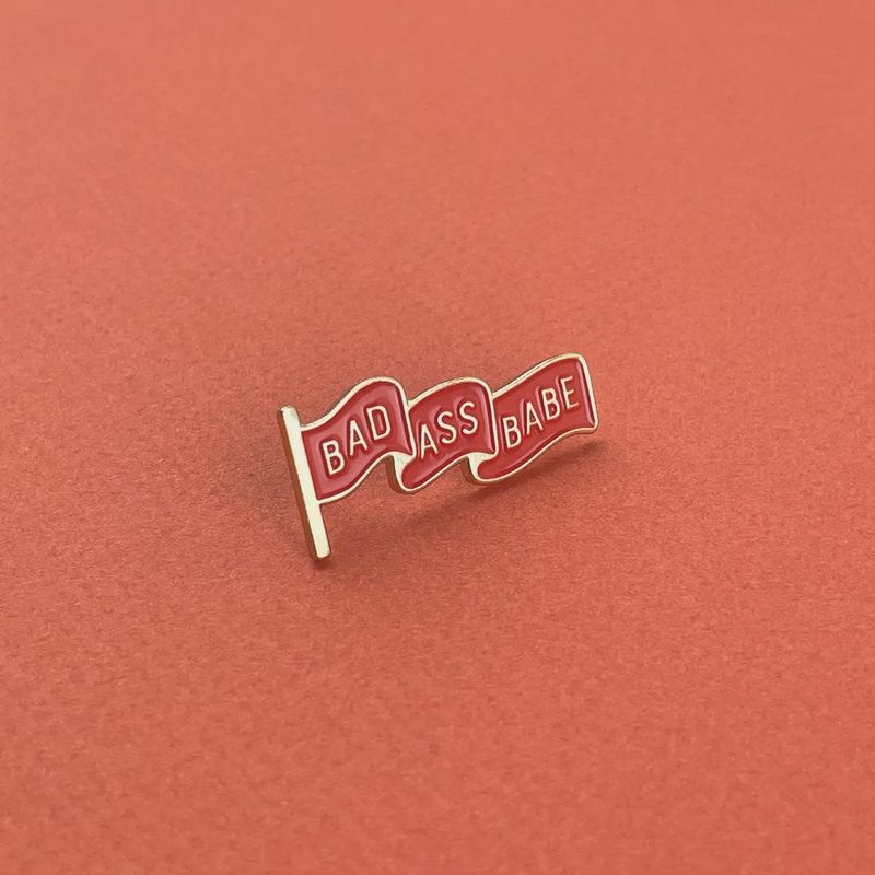 Badass Babe Enamel Pin