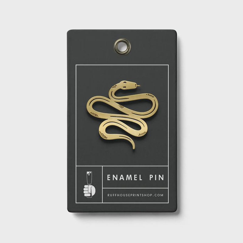 Snake Enamel Pin