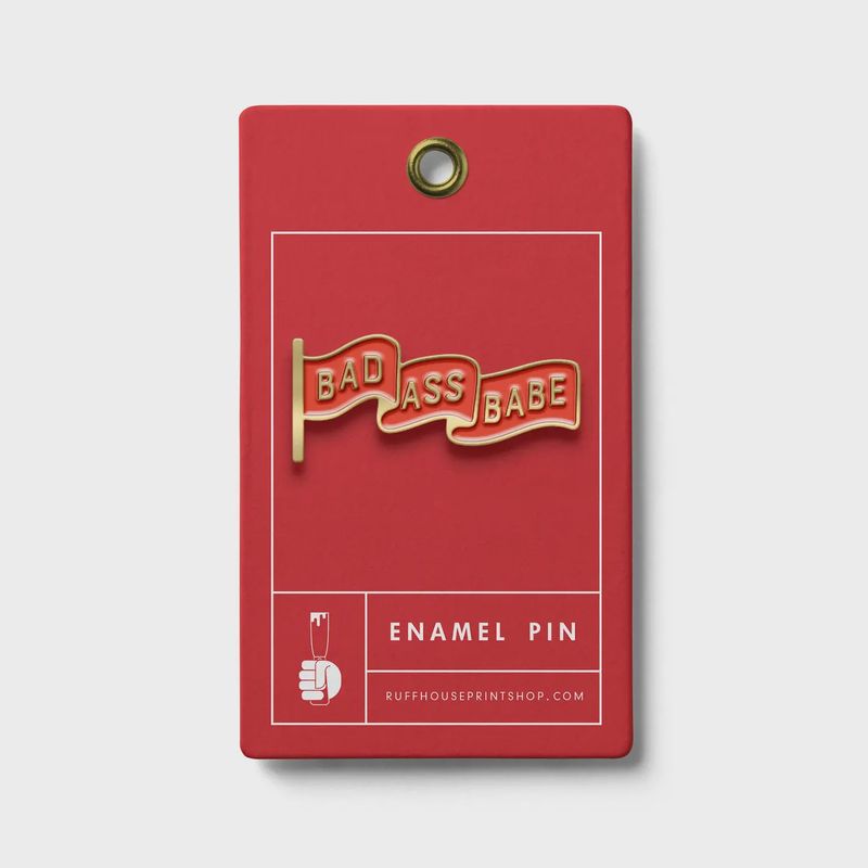 Badass Babe Enamel Pin