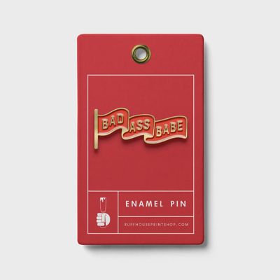 Badass Babe Enamel Pin